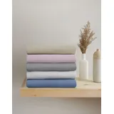 OTTO home Spannbettlaken Jersey-Baumwolle 90 x 200 - 140 x 200 - 180 x 200 cm weiß