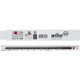 Wiha Zollstock 33232 Weiß 2 m