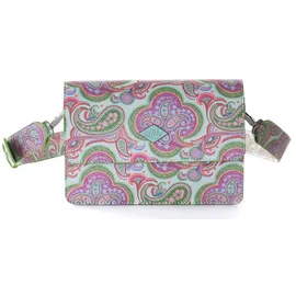 Oilily Umhänge-Wickeltasche Summer Paisley Türkis