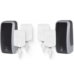 Blanc HYGIENIC KOMPLETT-SET HANDHYGIENE SENSOR: Desinfektionsspender SENSOR + 2 Kartuschen & Schaumseifenspender SENSOR + 2 Kartuschen