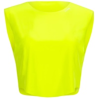 WINSHAPE Damen Functional Light Cropped Top Aet115, All-fit Style T-Shirt, Neon-gelb, M EU