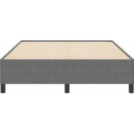 vidaXL Boxspringbett 160 x 200 cm Hellgrau
