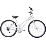 HUFFY Damen Sienna Hybrid CityFahrrad Fahrrad, Weiß, M