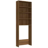 vidaXL Waschmaschinenschrank Braun Eichen-Optik 64x24x190 cm