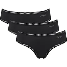 SLOGGI Hipster 3er Pack Schwarz L