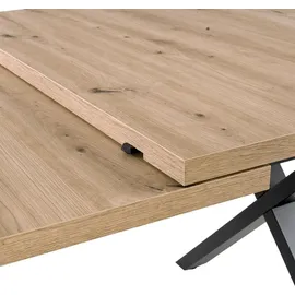 Mäusbacher TAVOLO PLUS 200 x 79,5 x 100 cm Asteiche Dekor/Schwarz