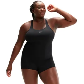 Speedo Badeanzug Damen Schwarz 40 Cup D