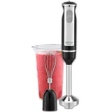 Camry CR 4621 Stabmixer, 1000W, Mixer mit Becher, Schneebesen, Mixer mit 2 Gechwindigkeiten, Blender
