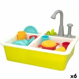 Colorbaby Spielküche 22 Stücke 42 x 29 x 28 cm Zubehör Spülbecken