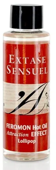 EXTASE SENSUAL - MASSAGEÖL MIT WRMEEFFEKT UND PIRULET PHEROMONEN 100 ML