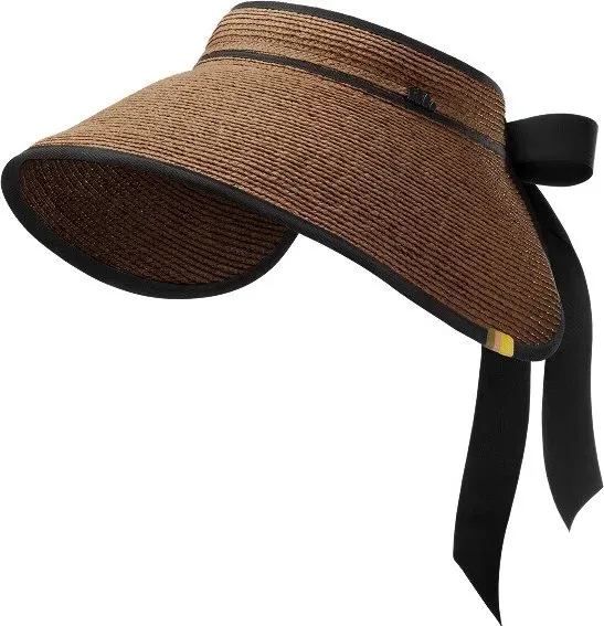 Beneunder UL558, aufrollbarer Strohhut für Outdoor-Sport, atmungsaktiv und bequem, Braun
