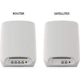 Netgear Orbi WiFi 6 760 Serie RBK762S, AX5400 Router und Repeater Set, 2er-Bundle (RBK762S-100)