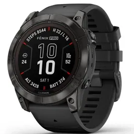 Garmin fenix 7X Pro Solar schwarz/schiefergrau