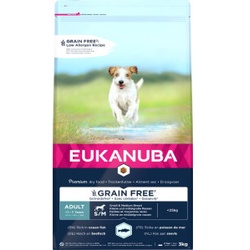 Eukanuba Adult S/M Getreidefrei Meeresfisch Hundefutter 3 kg