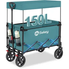 Sekey Bollerwagen Faltbar blau/grün