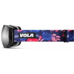 Skibrille Vola Zippy natural BLAU|rosa|rosa No Size
