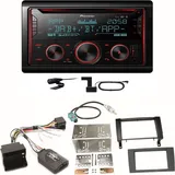 Pioneer FH-S820DAB DAB+ USB Bluetooth FLAC USB Einbauset für Mercedes SLK R171