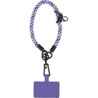 COFI 1453 Universal Handyschlaufe Handgelenkband für ihr Handy mit Anti-Schutzgriff Lila