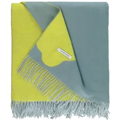 TOM TAILOR Unisex Lemon rain Bings x TOM TAILOR HOME Decke, gelb, Gemustert, Gr. 150X180