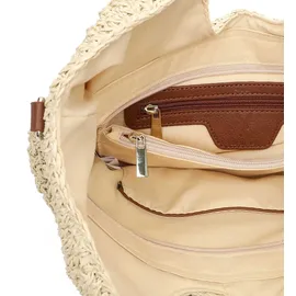 SURI FREY Marley Shopper Papierstroh Beige