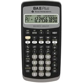 Texas Instruments BA II Plus Schwarz/Grau