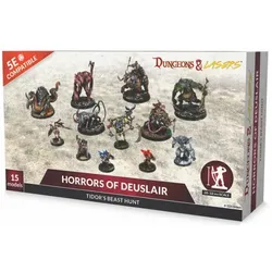 Dungeons & Lasers - Deuslair Miniaturen (Unbemalt) - Horrors of Deuslair