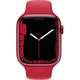 Apple Watch Series 7 GPS + Cellular 45 mm Aluminiumgehäuse (product)red, Sportarmband (product)red