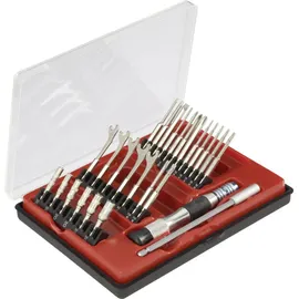 Donau Elektronik 815028 Bit-Set 27-teilig Schlitz/Kreuzschlitz Phillips/T-Profil/Außen-Sechskant