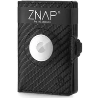 slimpuro ZNAP Airtag Wallet Herren Geldbörse schwarz