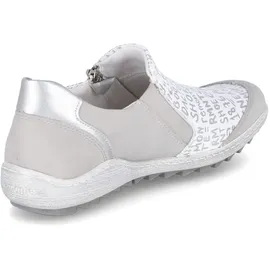 REMONTE Damen R1428 Sneaker, Vapor/Weiss/Silver / 80, 41 EU