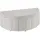 Tectake Polsterbank Moon Samtoptik Taupe 108 x 48 x 38,5 cm