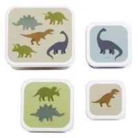 Elements for kids GmbH Lunchbox / 4er Set Dinosaurier