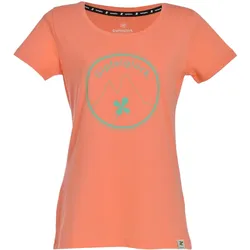 Freizeitshirt Karoline Freizeit Damen Salmon Ohne GIPFELGLÜCK lachsrosa|mango|aquamaringrün 36