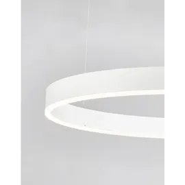 Nova Luce Motif 1-flg. Ø 80 cm rund weiß