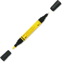 Faber-Castell Art & Graphic Pitt Artist Pen Dual Marker India Ink, Cadmium Yellow, Single Pitt Pen, For Art, Craft, Drawing, Skizzing, Home, School, Uni, Coloring