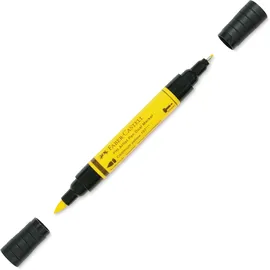 Faber-Castell Art & Graphic Pitt Artist Pen Dual Marker India Ink, Cadmium Yellow, Single Pitt Pen, For Art, Craft, Drawing, Skizzing, Home, School, Uni, Coloring