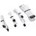 Corsair Premium Individually Sleeved DC Cable Starter Kit, Type 4 (Generation 4), WHITE