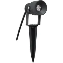EVN Lichttechnik LED-Spot mit Erdspieß schwarz inkl. Bewegungsmelder