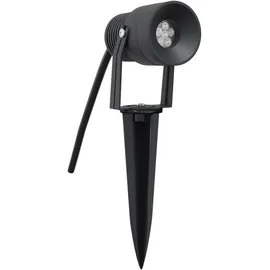 EVN Lichttechnik LED-Spot mit Erdspieß schwarz inkl. Bewegungsmelder