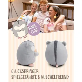 NICI Kuscheltier Hamster Shai 16 cm mit Keks