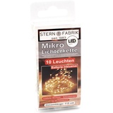 LED Lichterkette mit 10 Mikro LEDs, inkl. CR2032 Batterien