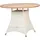 Zebra Loomus Gartentisch Ø 100 x 75 cm silkwhite/natur