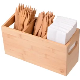 Gräwe Bambus Besteckhalter 3 Fächer