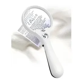 Wedo Lupe weiß/schwarz 3-fach, 4,5-fach, 12-fach