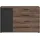 Forte Jacky 124,9 x 83,1 x 41,3 cm Script-Schlameiche/Schwarz