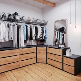 Vicco Kommode Ruben 40 x 53.6 cm mit Schubladen