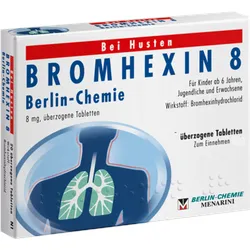 Bromhexin 8 Berlin Chemie überzogene Tabletten 50 St
