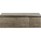 Waschtischunterschrank Sanox Frozen BxHxT 140 (100/40) x 43 cm x 45 cm Frontfarb