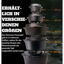 Petromax Dutch Oven ft18 mit Füßen