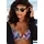 BENCH Bikini-Top Damen Schwarz/Mehrfarbig 36 Cup A